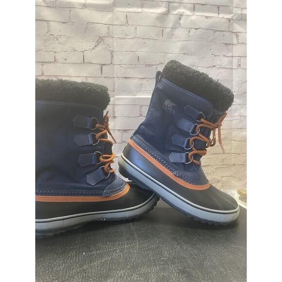 Sorel Winter Boots Nylon Upper Rubber Base Insulated SZ 7 US Great Cond. main image 14
